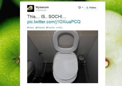 sochi olympics toilets